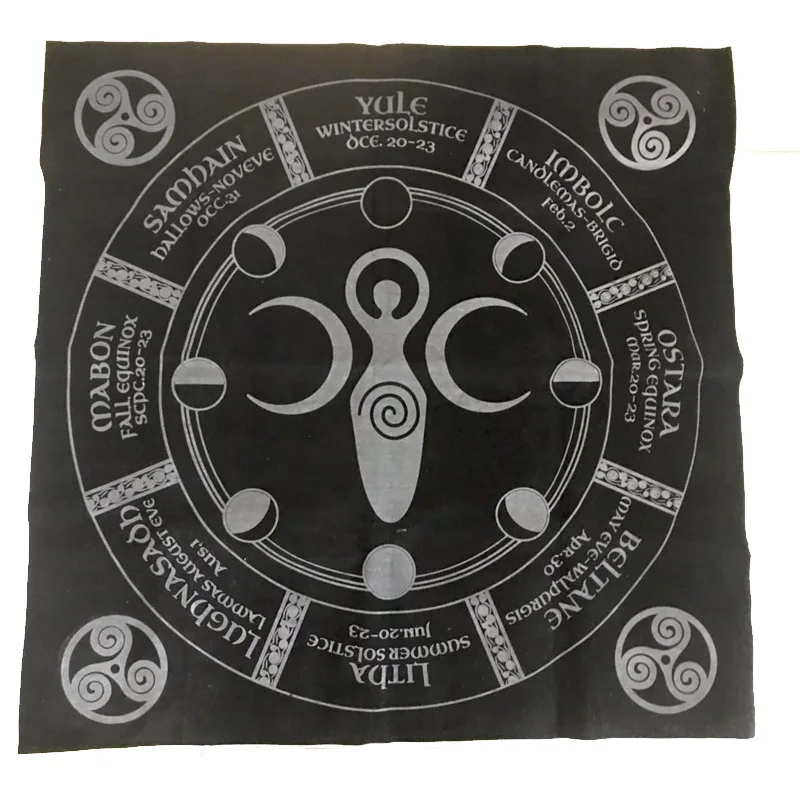 

High-grade flannel tarot Pagan Altar cloth Divination altar tarot special tablecloth 49*49 cm