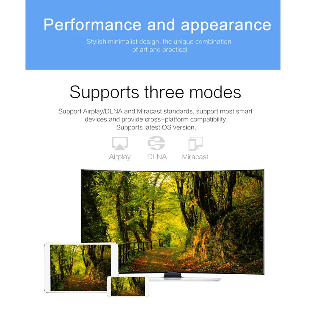 ТВ-палка MiraScreen WiFi Дисплей приемник мощный 1080P Аудио Видео DLNA Airplay дисплей miracast ключ с HD приемником# S