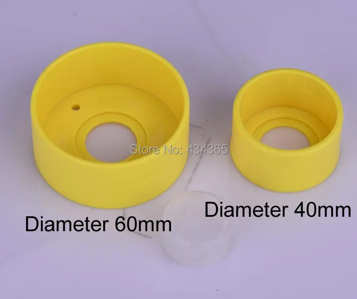 100 шт 22 мм Монтажное отверстие кнопочный переключатель пластиковый круг Защитная защита/крышка наружный диаметр 40 мм