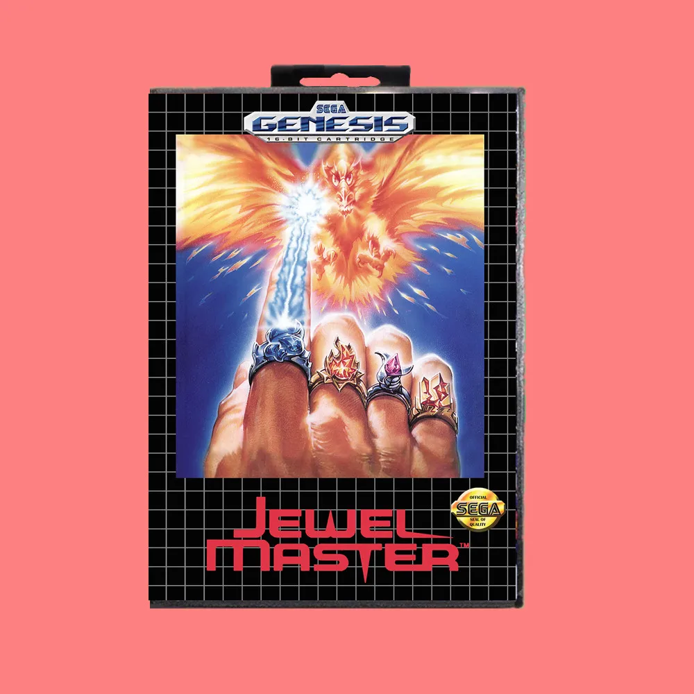 

Jewel Master 16 Bit MD Game card with Retail Box For Sega Genesis & Mega Drive