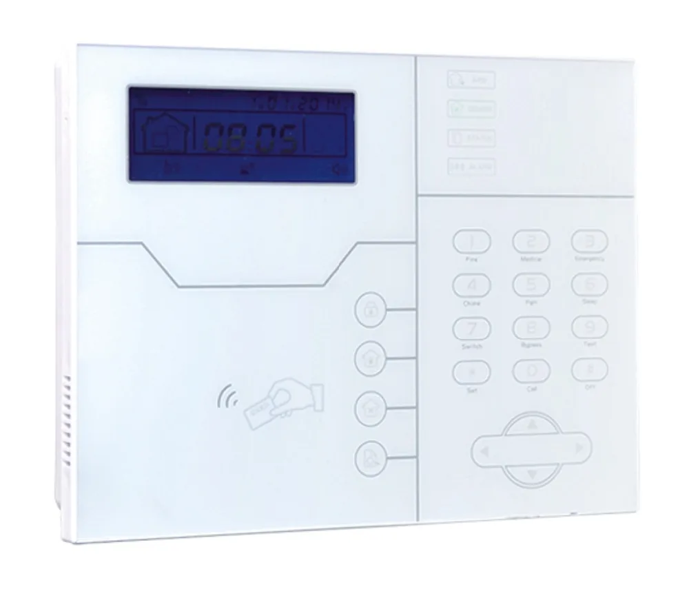 433MHZ French Language TCP/IP GSM GPRS ALARM SYSTEM APP /IE remote control smart alarm support Contact ID CMS monitor alarm