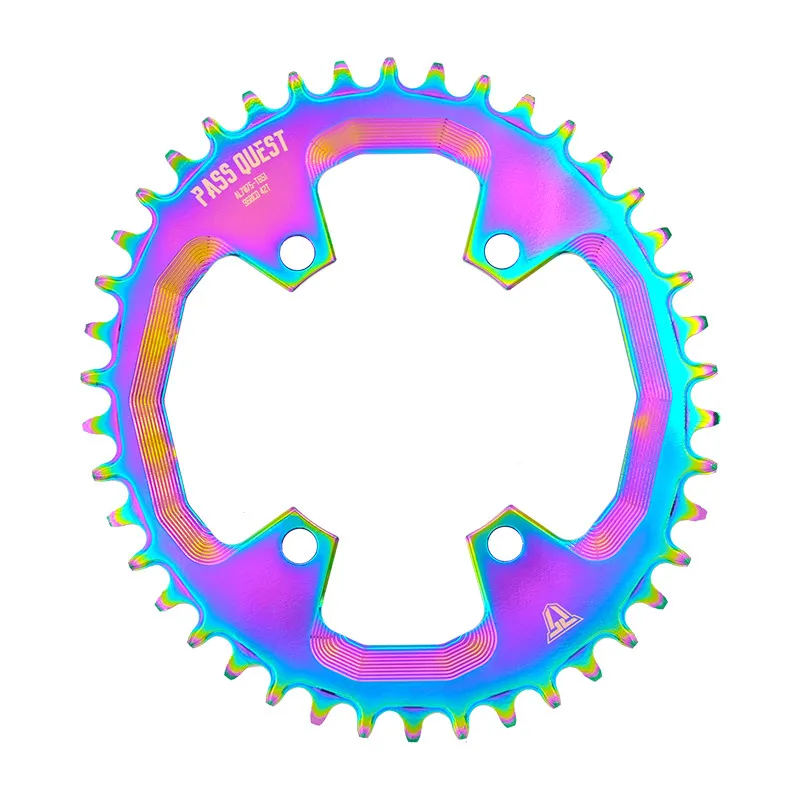 Pass Quest титановая овальная Звездочка 96BCD 32-42T узкая широкая велосипедная цепь MTB для deore xt M7000 M8000 M9000