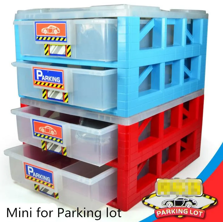 Buy Free shipping ! mini parking lot drawer toy
