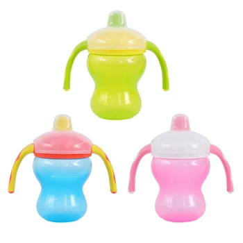 

260ML Learn Feeding Drinking Babys Child Leak-proof Drinking Cup Training Sippy Cup With Handle New