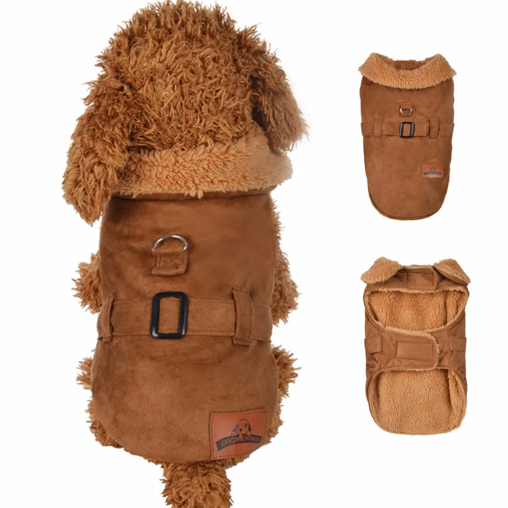 X20 Fashion Warm Pet Dog Jacket Clothes Winter Small Dog Cats Down Coat