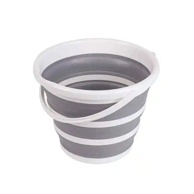 10L Folding Bucket Bathroom Outdoor Fishing Bait Round Barrel Portable Car Wash Bucket