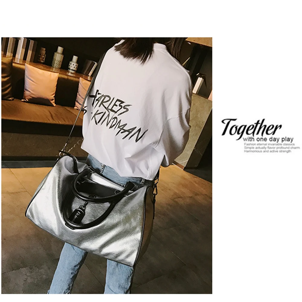 HOT SALE Women Men Unisex Travel Bag 2018 Stripe Sports Handbag Beach Crossbody Bag Fashion Couples Luggage Package Waterproof07