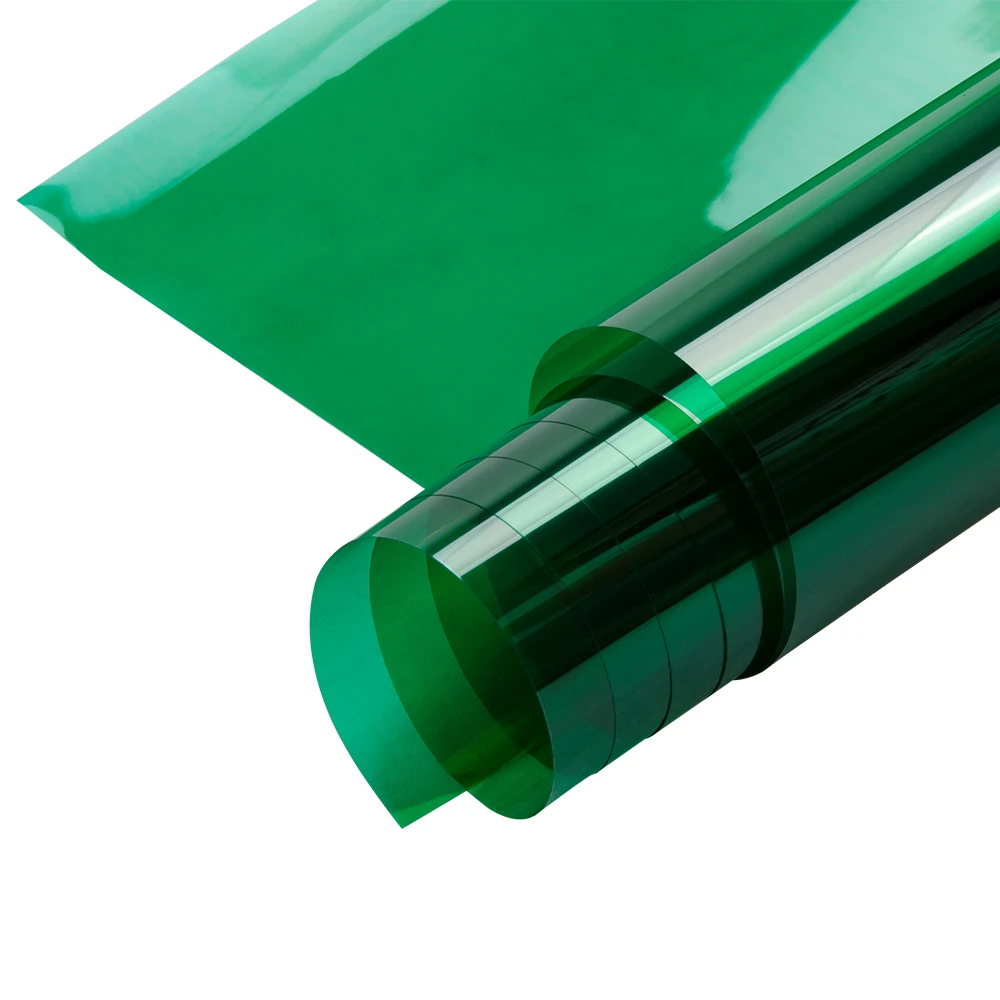 SUNICE зеленая декоративная оконная пленка 50% VLT Солнечный Оттенок 99% УФ-защита термоконтроль самоклеющиеся наклейки фольги 0,5x10 м