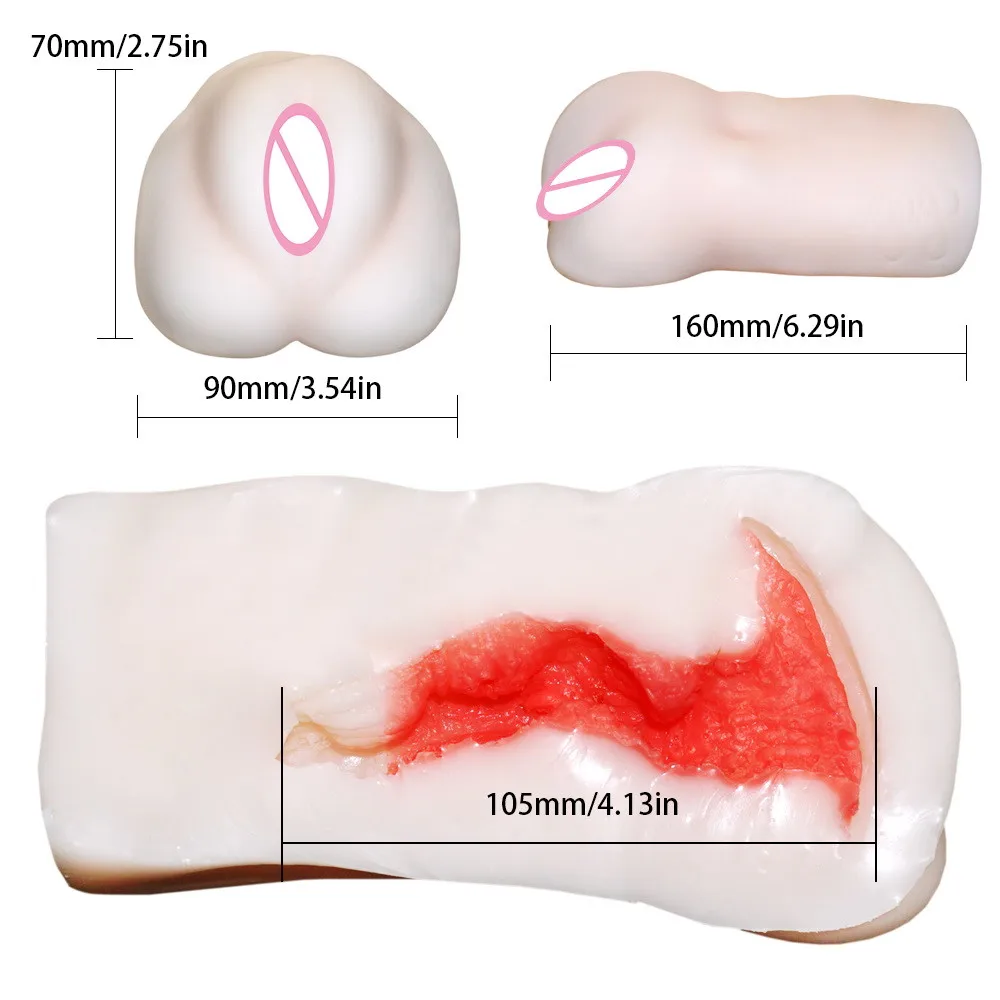 Realistic Artificial Vagina For Men Skin Feeling Pocket Vagina Real Pussy Male Masturbator Adult Sex Toys for Men Sex Machine