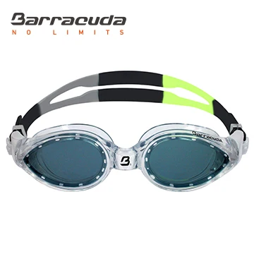 Barracuda плавательные очки изогнутые линзы анти-туман УФ Защита Водонепроницаемый для взрослых мужчин и женщин#14820 очки - Цвет: gray clear