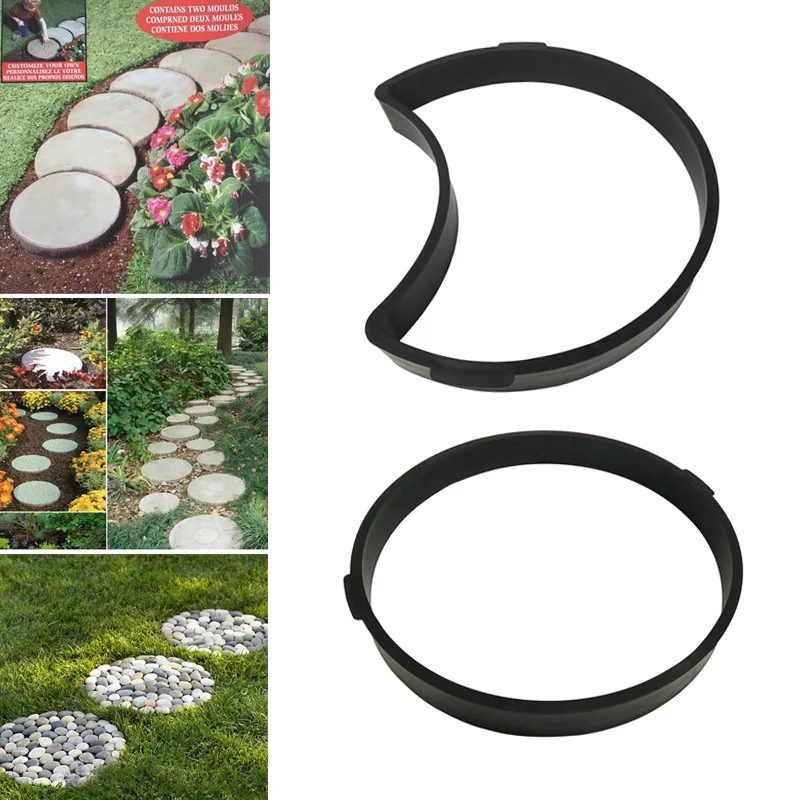 

Dropshipping Garden DIY Plastic Mold Path Pavement Model Concrete Stepping Stone Cement Brick Maker MDP66
