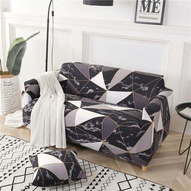 

Irregular Geometry Universal All-inclusive Sofa Cover Living Room Anti-dirty Couch Cover Corner Slipcovers Cubiertas Para Sofa