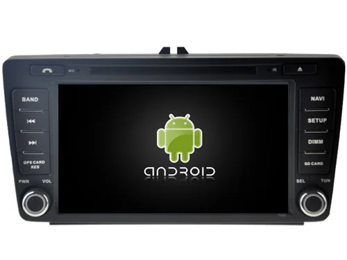 Best Android 8.0 CAR Audio DVD player FOR SKODA Octavia (2004-2011) gps Multimedia head device unit receiver BT WIFI 1