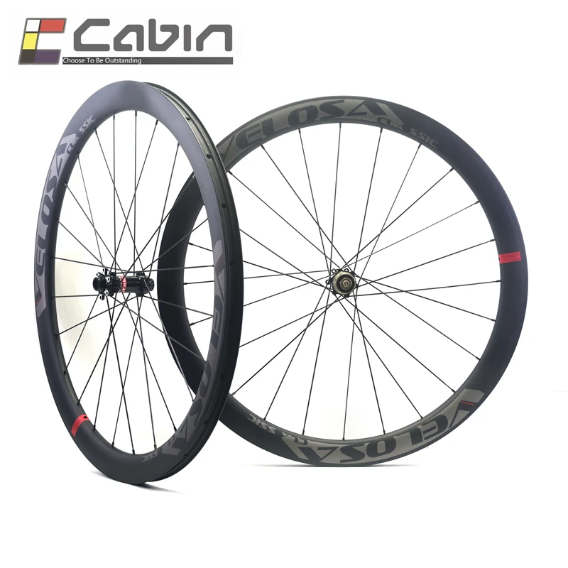 Дорожный дисковый тормоз углеродная колесная пара Velosa CX45 700C 45 мм безкрюковое