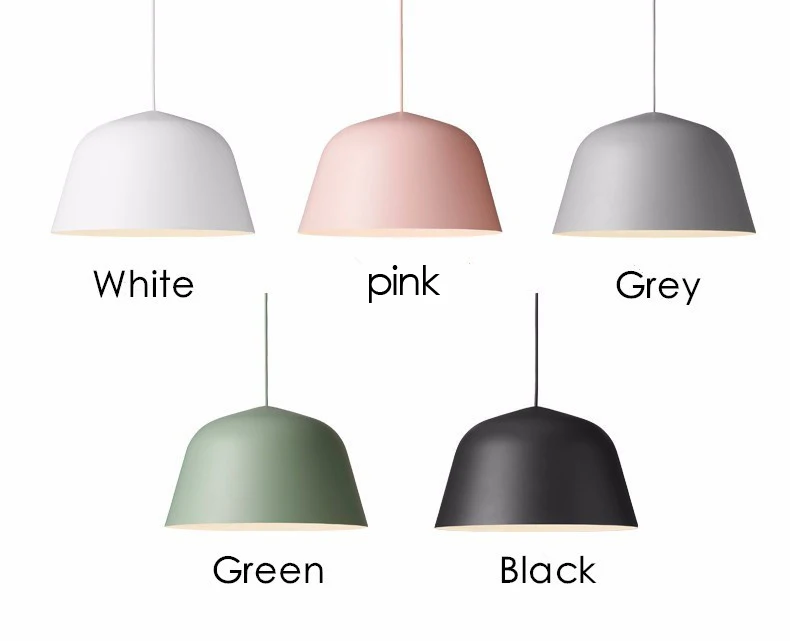  Nordic white black 2 piece 5% off Aluminum Pendant Light Modern simplicity style bar restaurant foy - 4000020140973