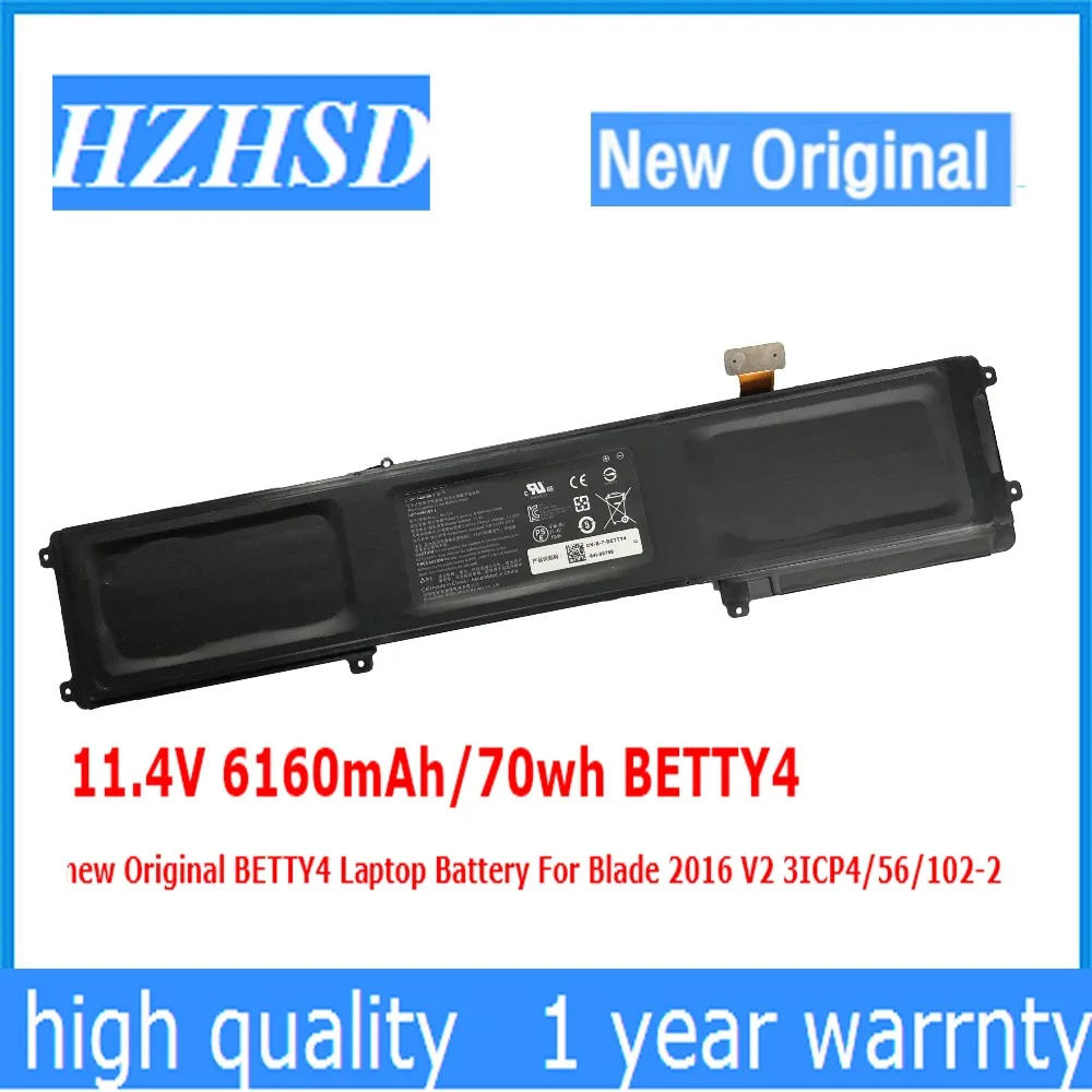 Аккумулятор для ноутбука Blade 11 4 V2 3ICP4/6160-2 2016 в 56/102 мА · ч/70 Вт ч | Компьютеры и офис