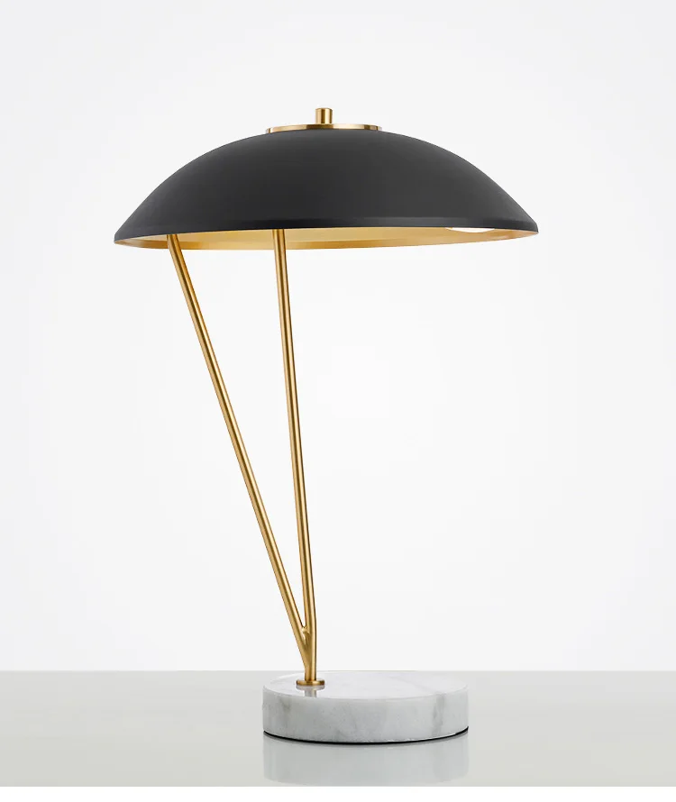 Estudo de Cobre e Trabalho Conduziu a Luz da Mesa Moderno e Minimalista Lâmpada de Mesa Retro Moda Europeia Olho 6 a luz da mesa moderno e minimalista
