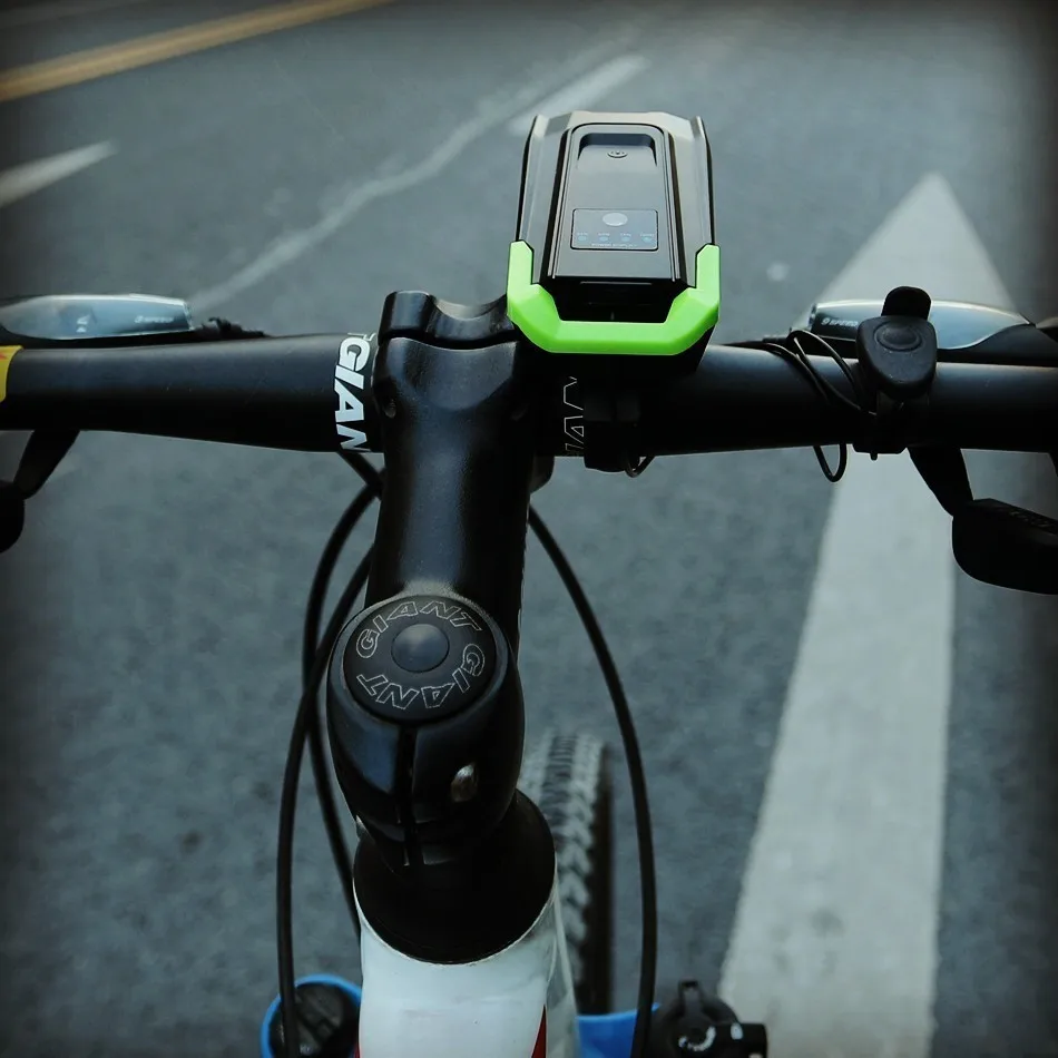 Top WorthWhile Smart  Bicycle Front Light Sensing Intelligent Flashlight for Bike Accessories with Speaker USB Charging Cycling Lamp 5