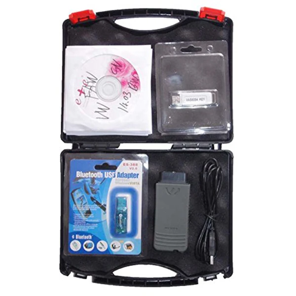 

with OKI chip VAS 5054A ODIS V4.13 Bluetooth Support UDS Protocol with plastic+metal+ABS Carry Case Compatible for V W/ADUI/SKO