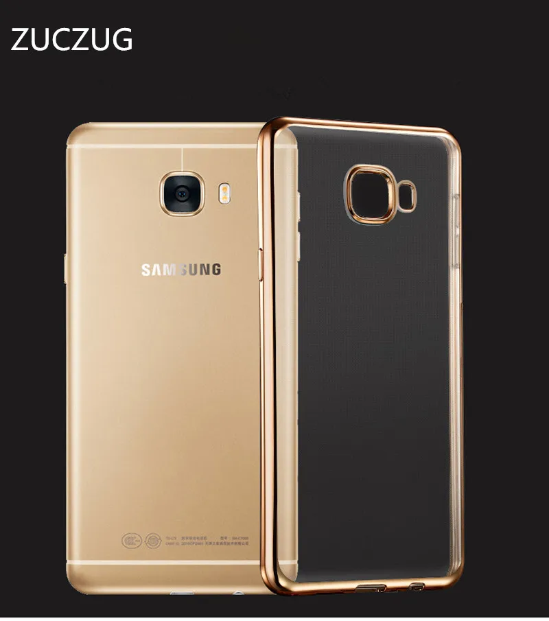 

ZUCZUG For Samsung S7 Edge Plating TPU Phone Case For Samsung Galaxy j5 2016 on5 2016 S7 S6 Edge S5 A5 Soft Clear Silicon Cover