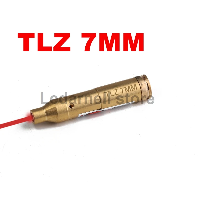 Высококачественный латунный TLZ 7 мм Калибр лазерный картридж Диаметр Sighter латунный лазерный прицел красного цвета Бесплатная доставка