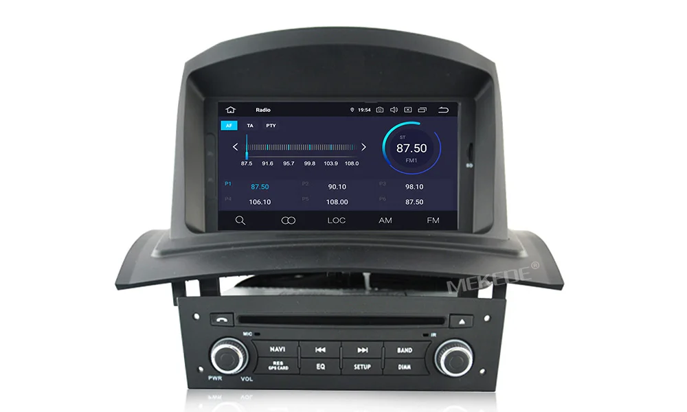 Clearance MEKEDE Android 9.0 Car Multimedia Player For RENAULT Megane Fluence 2002-2008 WIFI GPS Navigation 1 Din Car Radio Stereo DVD SD 11