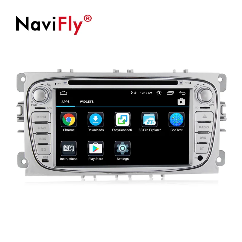 Excellent Android 9 2 din Quad Core Car DVD Player GPS Navi for Ford Focus Mondeo Galaxy Kuga S-Max C-Max with Audio Radio Stereo BT RDS 2