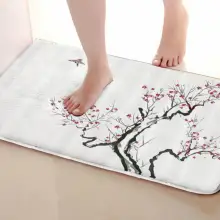 Сливовый стиль Коврики для улицы, смешной Противоскользящий коврик для ванной, дверные коврики, дверные коврики под входную дверь