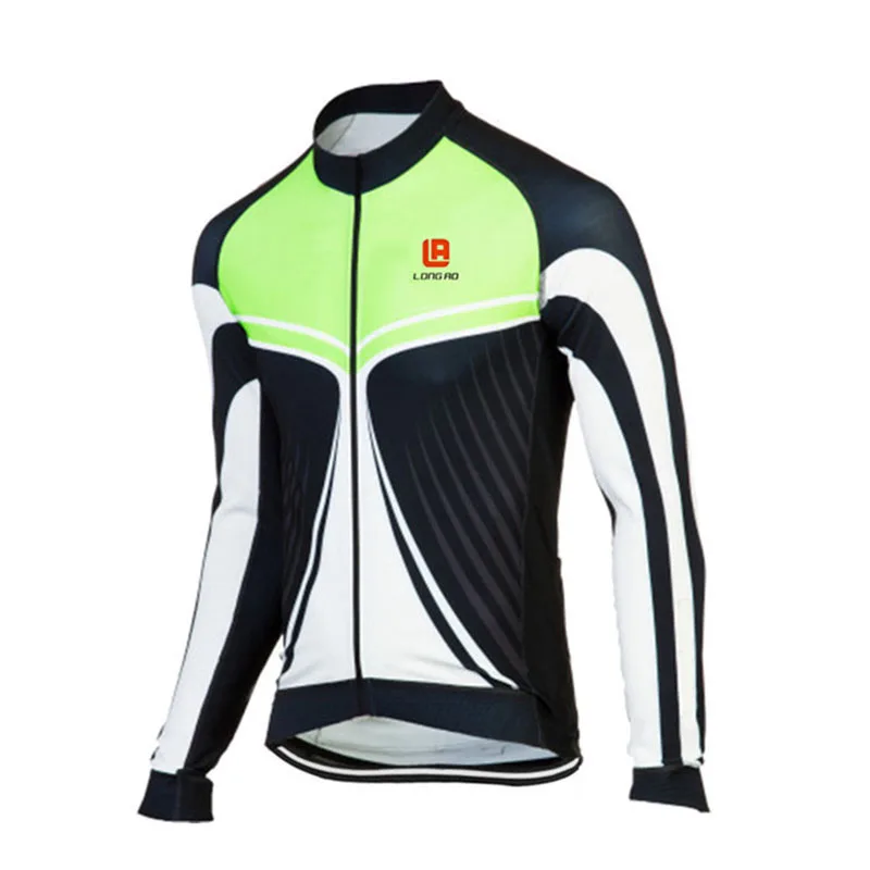 

Road Bike Men' Cycling Long Sleeve Breathable Top Bicycle Clothing