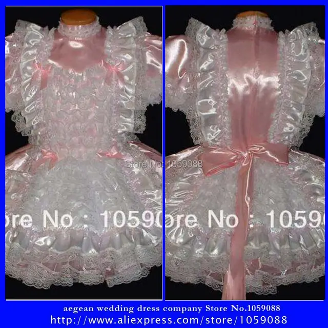 Locking Sissy Wedding Gown Fashion dresses
