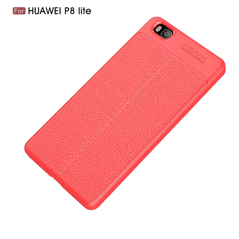 Litchi cortex silicone case for Huawei P8 lite  (16)