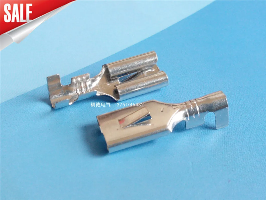 621/7.8 Brass Female Small Electrical Auto Connector Terminal Wire Harness DJ625 7.8*0.8Bin