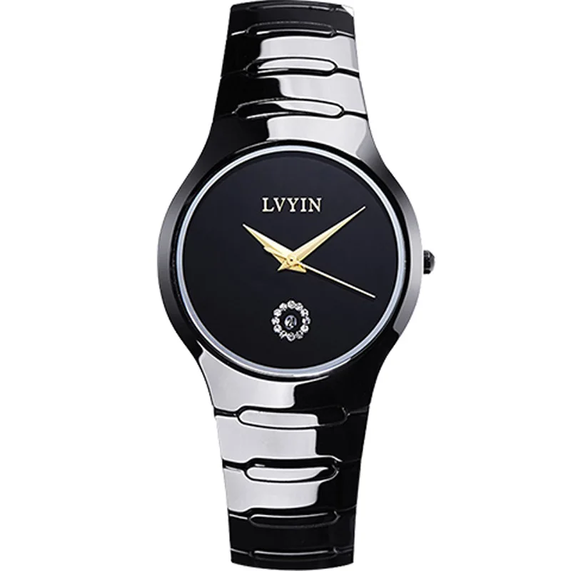 luxury women man wristwatch ceramic woman mens watches lvyin brand ladies men's watches 200m waterproof Swim quartz male clocks
