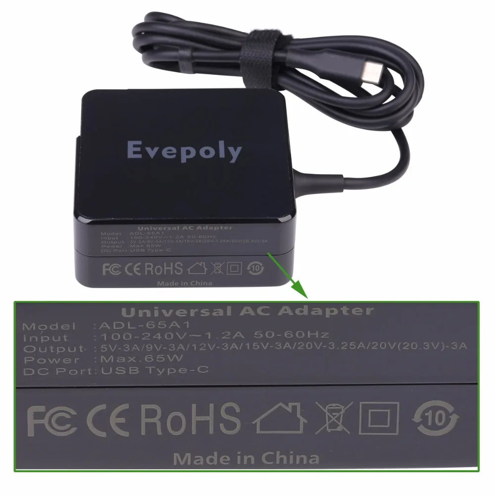 Laptop Type C Power Supply USB C USB C Wall Power Adapter for Apple