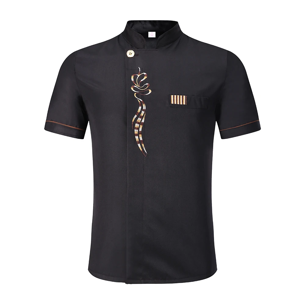 

New Wholesale Unisex Kitchen Chef Restaurant Uniform Shirt Service Bakery Breathable Double Breasted Chef Dress Chef Jacket