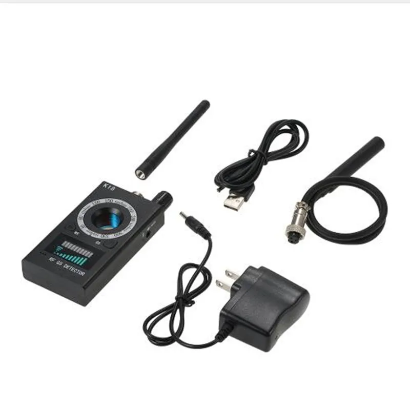 1MHz-6.5GHz K18 Multi-Function Anti-Spy Detector Camera GSM Audio Bug Finder GPS Signal Lens RF Tracker Detect Wireless Products