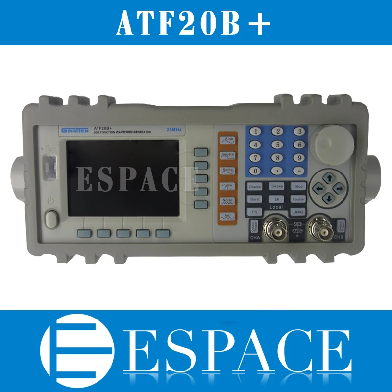 Atten Atf20b+ Dds Function Generator 20mhz 100msa/s110220v With Power