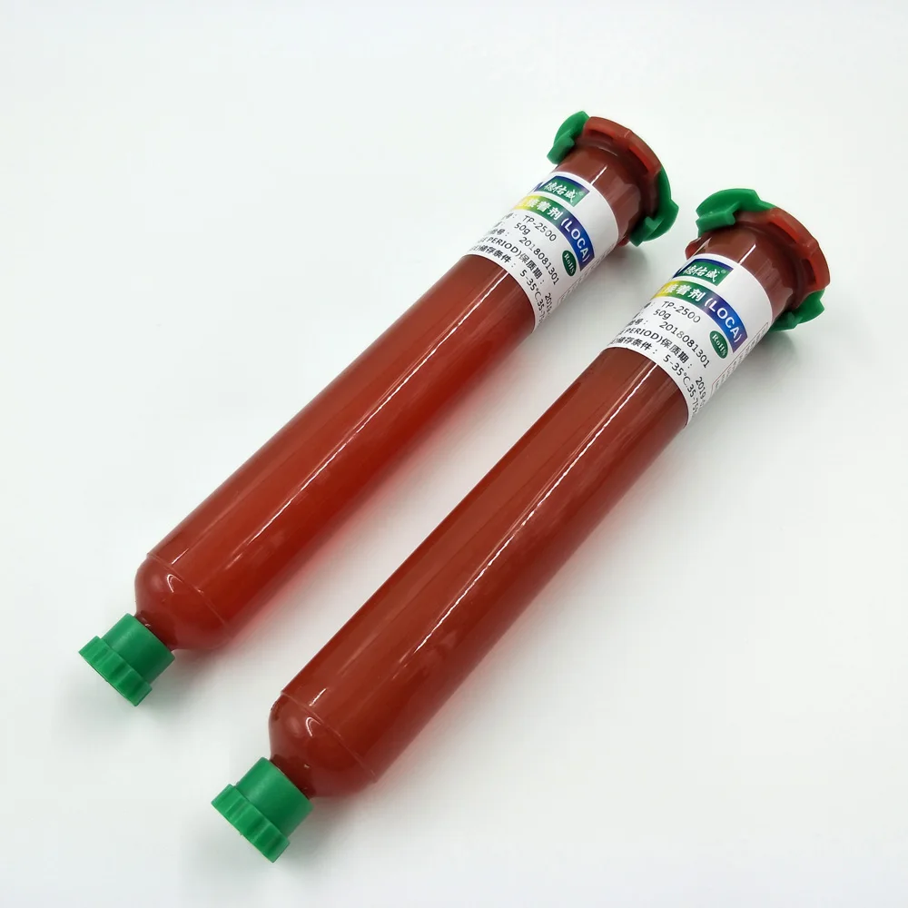 

2PCS/Lot TP-2500 LOCA UV Glue Optical Clear Adhesive Glue for Touch Screen Galaxy S4 i9500 S3 Note 2 iPhone Stick LCD