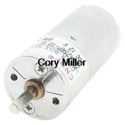 

DC 12V 500 RPM 4mm Dia Permanent Speed Reducing Geared Box Motor