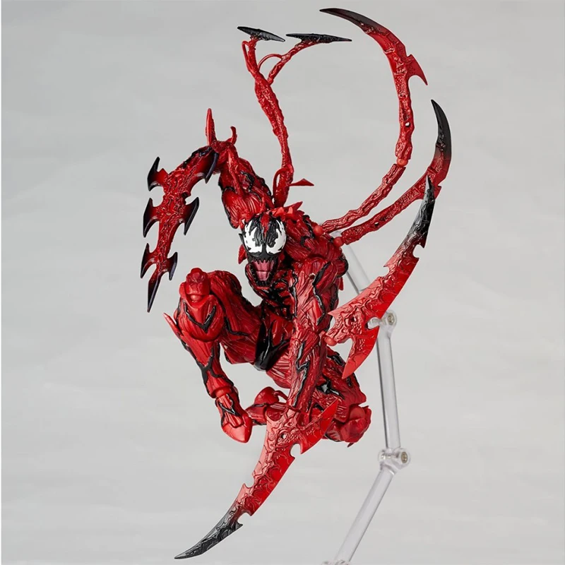 

16cm Marvel The Amazing SpiderMan Red Venom Carnage in Movie BJD Joints Movable Action Figure Model Toys Dolls Chritmas gifts