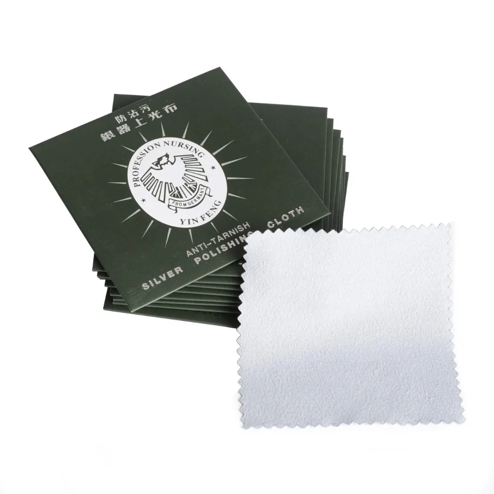 New 50pcs/lot 80*80mm Silver Plated cleaning cloth,Fashion Jewelry