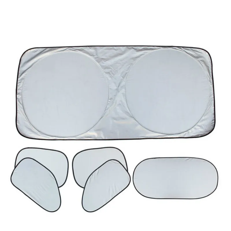 car-covers SunShade Sunscreen Aluminum Foil Sticker Windshield Wrap Window Visor cover Auto Decal Accessories for VW GOLF 4 car-window-covers-for-sun