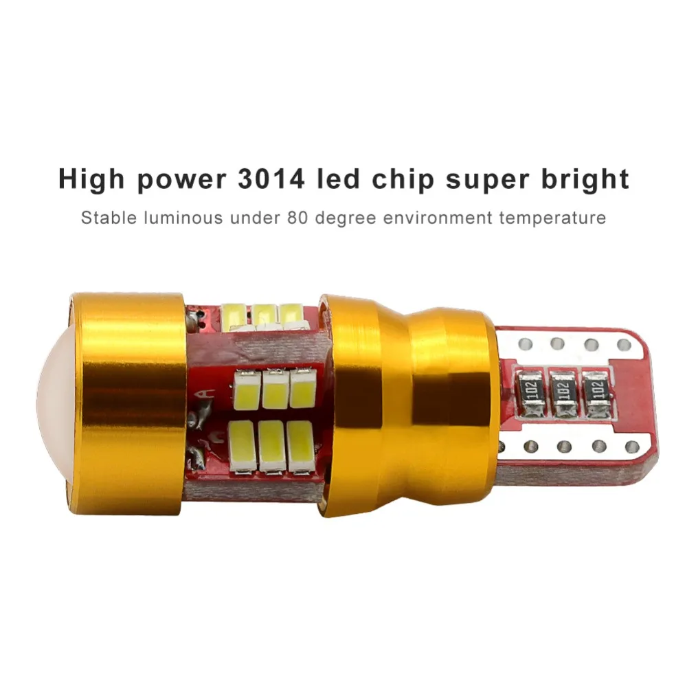 Комплект из 2 предметов T10 3014SMD 27LED парковка сторона светильник Клин дверь для infiniti