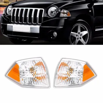 

Front Left Right Side Marker Parking Turn Signal Corner Light without bulbs For Jeep for Compass 2007 2008 2009 2010 CH2520144