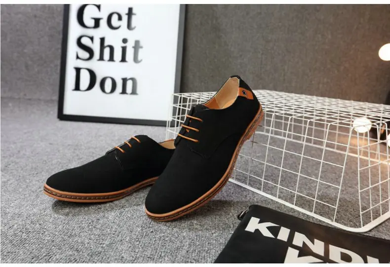 Men's Casual Shoe moccasins mens breathable men casual shoes size 48 oxford shoes for men 2018 oxfords sizes 45 46 47 48 (7)