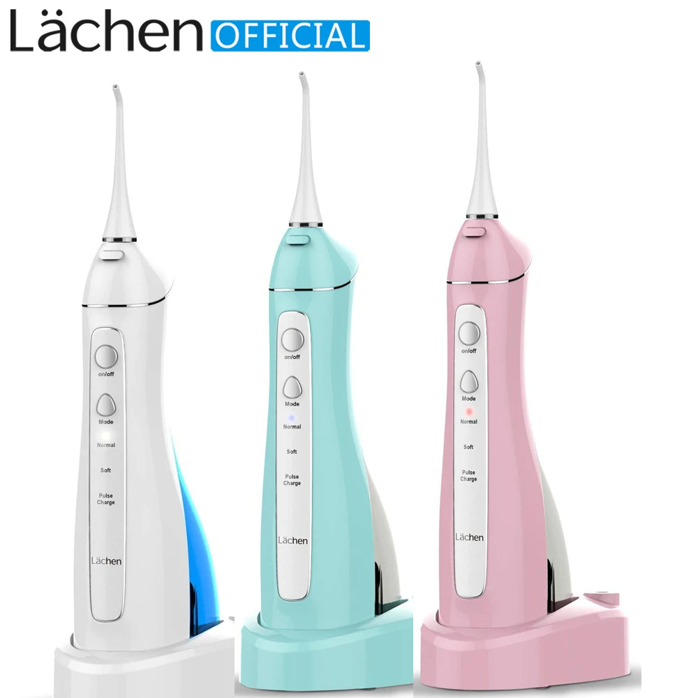 

Lachen RM-WF8801 Oral Irrigator USB Rechargeable Portable Dental Water Jet 220ML WaterTank Water Flosser Waterproof Teeth Cleane