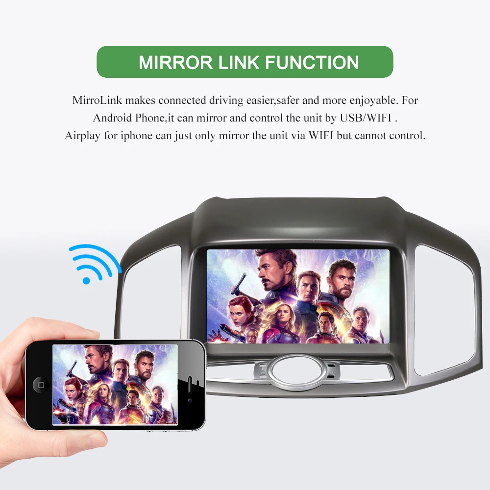 Flash Deal Bonroad 8" Android 8.1 Car Radio Multimedia Player  For captiva 2012-2015 Bluetooth Car Player Navigation Radio dvd cd wifi 13