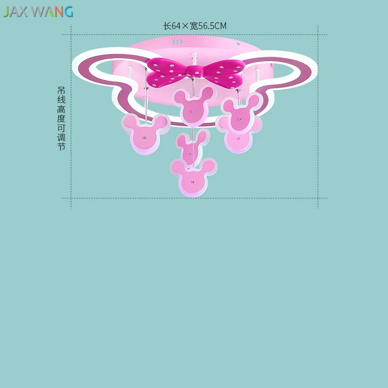 Современный американский светильник-Люстра для детской комнаты, люстра с животными из смолы, лампа для мальчиков и девочек, украшение в спальню с героями мультфильмов