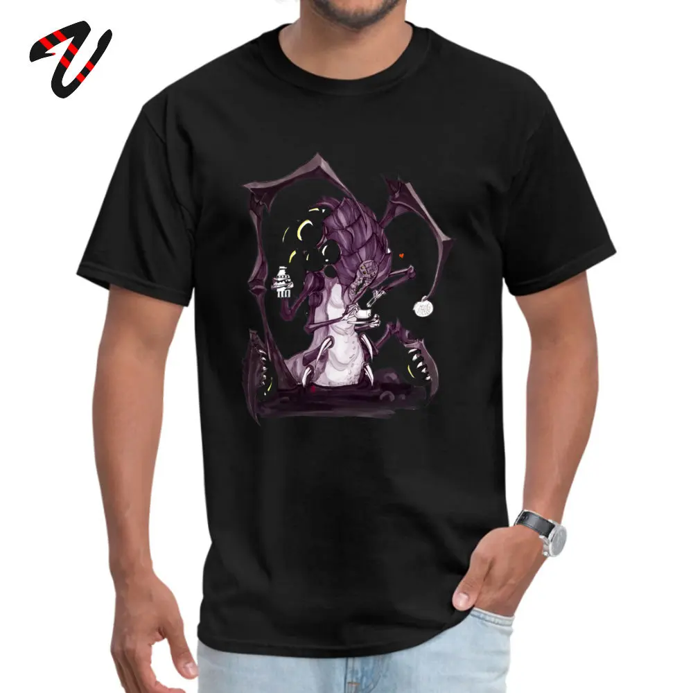 _black Tees Abathur drinks Tea Summer/Fall Short Sleeve All Cotton Round Collar Men Top T-shirts Fitness Tight Tee Shirts Funny Abathur drinks Tea 1898 black