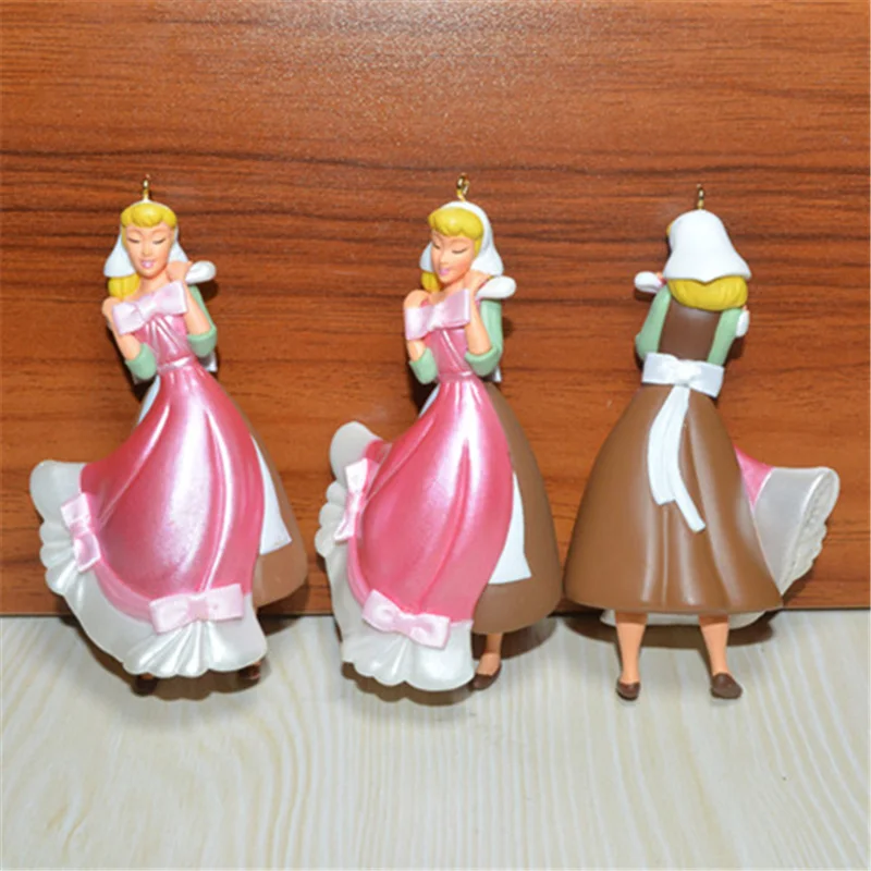 

1piece 10cm Original Cinderella princess figure Toy Cinderella Action Figures christmas tree ornament toys